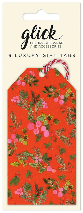Red Berries Gift Tags (6)