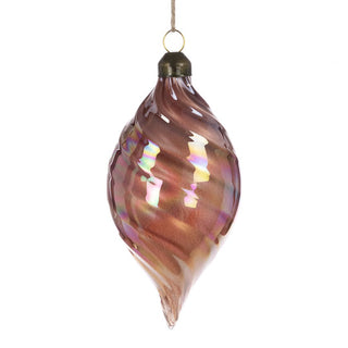 Glass Brown Veda Finial 12cm