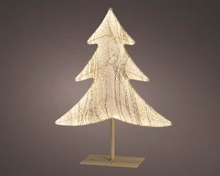 LED Fabric Christmas Tree on Stand Ornament