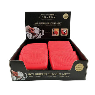 Red Hot Gripper Silicone Mitt