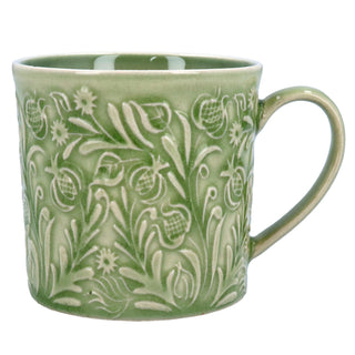 Green Country Flowers Mini Mug
