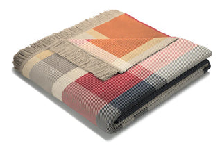 Oversized Check Throw Natural