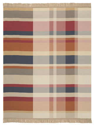 Oversized Check Throw Natural