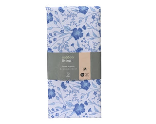 Blue Floral Table Runner