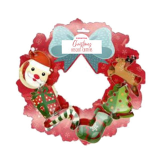 Christmas Wreath Biscuit Cutter Set 6pcs
