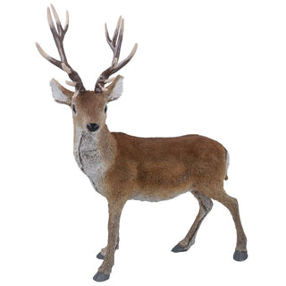 Faux Fur Reindeer Ornament Large