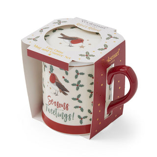 Robins Retreat Tankard Mug & Coaster Set