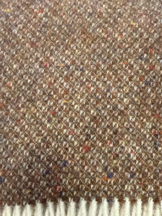 Chocolate Multi Fleck Donegal Throw