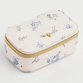 Floral Cream Jewellery Box