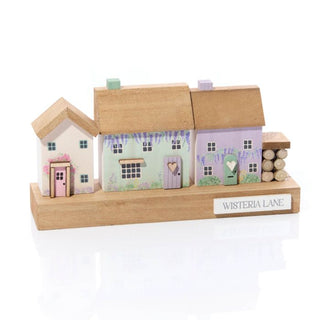 Wisteria Lane Triple Wood House Block