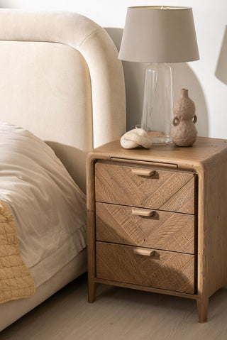 Atauro Bedroom Small 3 Drawer Bedside