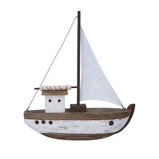 Sailboat Wood Ornament 27.5cm