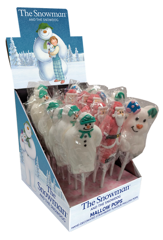 Snowman & Snowdog Mallow Pops 45g