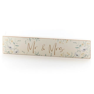 Engraved Mr & Mrs Plaque