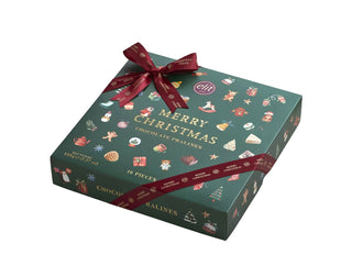 Merry Christmas Assorted Chocolate Pralines Green