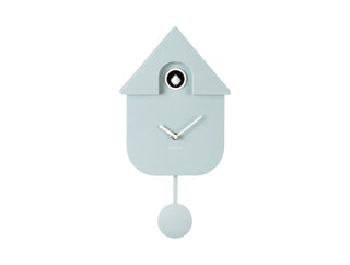 Modern Cuckoo Wall Clock Soft Blue