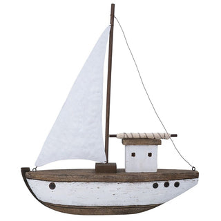 Sailboat Wood Ornament 39cm