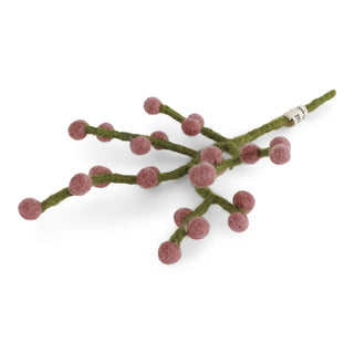 Felt Mini Branch with Rouge Berries