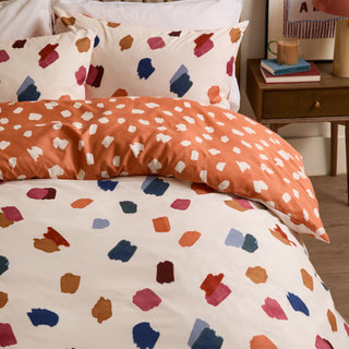 Astrid Reversible Single Duvet Set Multi/Orange