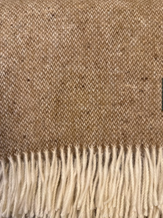 Brown Fleck Donegal Throw