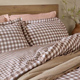 Barton Super King Duvet Set Chocolate