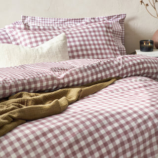 Barton Super King Size Duvet Set Berry