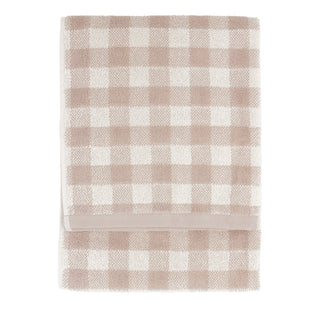 Barton Check Hand Towel Towel Natural