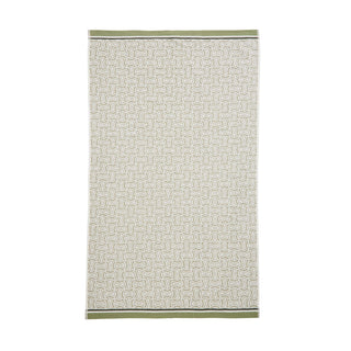 Yoko Bath Towel, Sage Green White