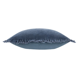Bertie Velvet Cushion Ink