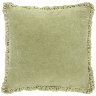 Bertie Velvet Cushion Sage