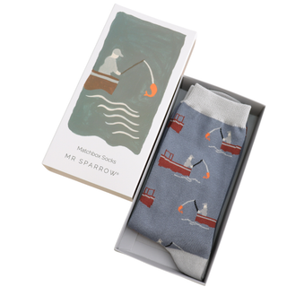 Men's Matchbox Socks Gone Fishing