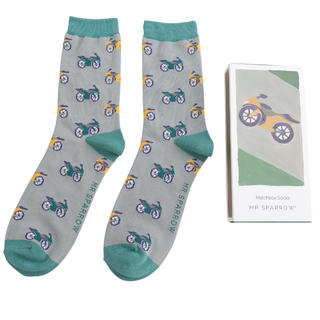 Men's Matchbox Socks Motorbikes