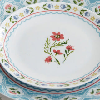 Boho Floral Porcelain Side Plate