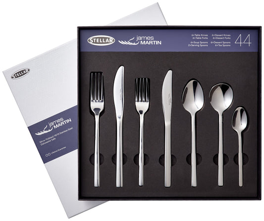 James Martin 44 Piece Cutlery Gift Box Set