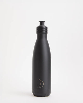 500ml Sports Bottles Monochrome Black