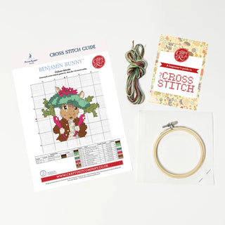 Beatrix Potter Benjamin Bunny Mini Cross Stitch Kit