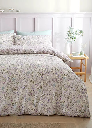 Ditsy Floral Lilac Single Duvet Cover Set