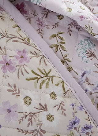 Ditsy Floral Lilac Bedspread