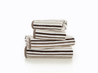 Bliss Linear Stripe Hand Towel Natural