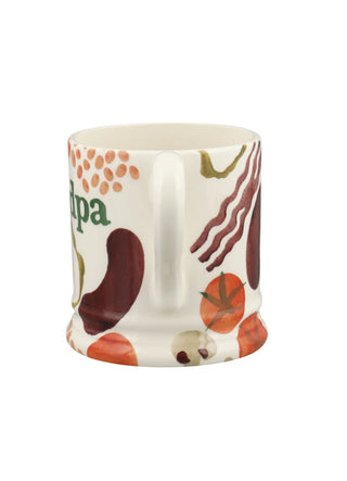 Breakfast Grandpa 1/2 Pint Mug