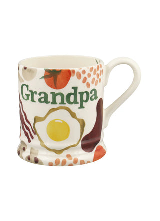 Breakfast Grandpa 1/2 Pint Mug