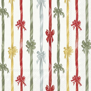 Frosty Bows Cocktail Napkins