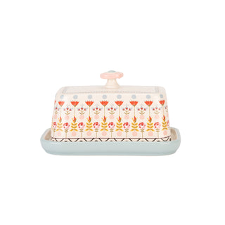 Painted Table Butter Dish
