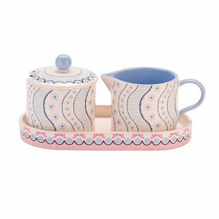 Spitalfields Silk Sugar & Milk Jug Set