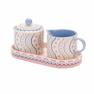 Spitalfields Silk Sugar & Milk Jug Set