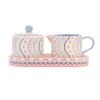 Spitalfields Silk Sugar & Milk Jug Set