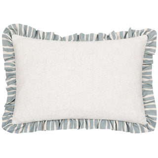 Carmon Stripe 40x60 Cushion Linen/Blue