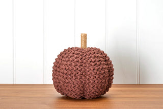 Cable Knit Brown Pumpkin
