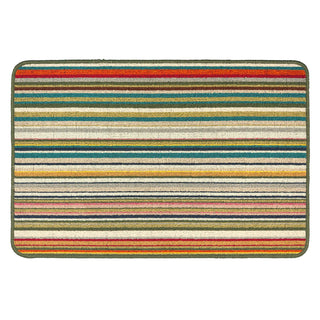Candy Multi Green Stripe Door Mat