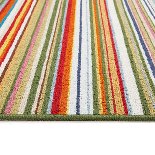 Candy Multi Green Stripe Runner